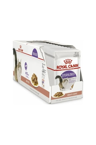 Royal Canın Royal Canin Pouch Yaş Kedi Maması, Sterilize Edilmiş Kediler İçin 28 Adet 164398550