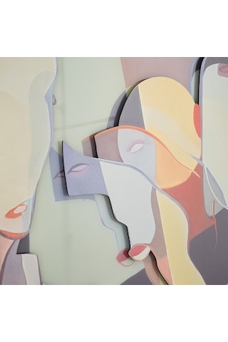 Mudo Home Vıbrant Humans Çerçeveli Tablo 100x150 Cm