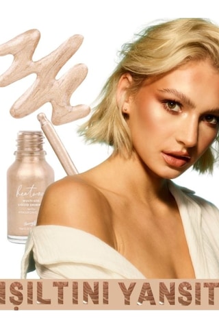 Barry M Heatwave Multi-use Liquid Shimmer Hyalunorik Asitli Likit Aydınlatıcı Allık Bej