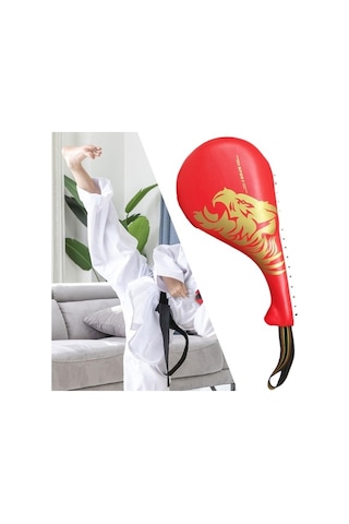 Pazly Suntek Profesyonel Taekwondo Kick Pad - Karate Boks Antrenman Kırmızı Kırmızı