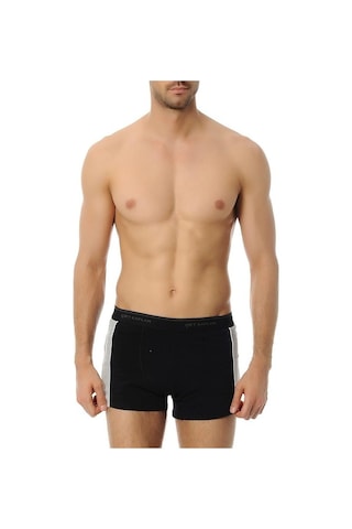 Çift Kaplan 850 Erkek Elastanlı Biyeli Boxer