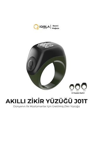 Iqibla Smart Ring J01T Jood Lite Akıllı Zikir Yüzüğü Yeşil