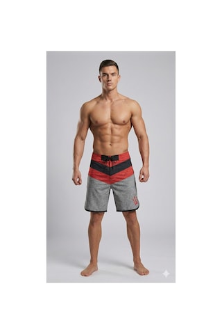 Pose I Down Apex V-line Boardshort Erkek Fizik Ve Deniz Şortu Kırmızı