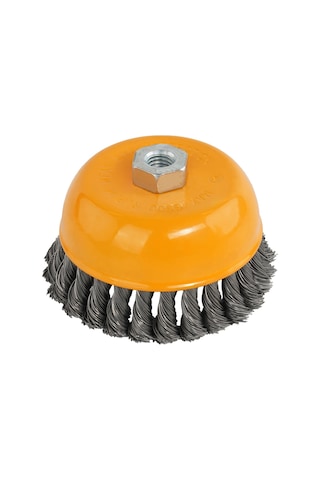 Çanak Telli Fırça M14 125mm