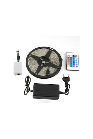Rgb Şerit 54 Led Kumandalı Usb Bağlantılı Çok Renkli
