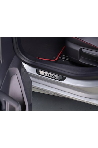 Honda Cıvıc Sd/hb Krom Kapı Eşik Koruması Tüm Modeller İle Uyumlu 4 Parça