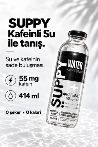 Suppy Vitamin Water Kafeinli İçecek 414 Ml