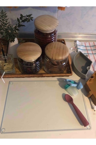 Grande Home Cam Tezgah Koruyucu Kesmevekoruma Tahtası