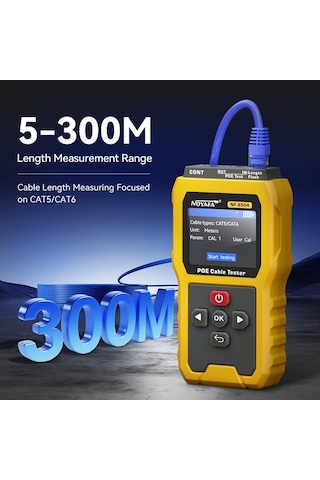Noyafa Nf-8504 Poe Kablo Test Cihazı 2.4 İnç Lcd Ekranlı