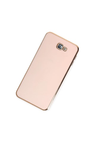Newface Samsung Galaxy Uyumlu J7 Prime Kılıf Volet Silikon Semeglbl - 10 - Pembe