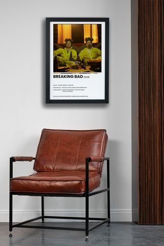 Breaking Bad Dizi-film Poster Siyah Çerçeveli Tablo Poster