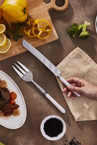 Karaca  Freya 2 Parça Servis Seti Beyaz