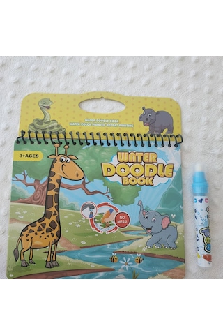 Water Doodle Book Sihirli Boyama Kitabı 4 Sayfa