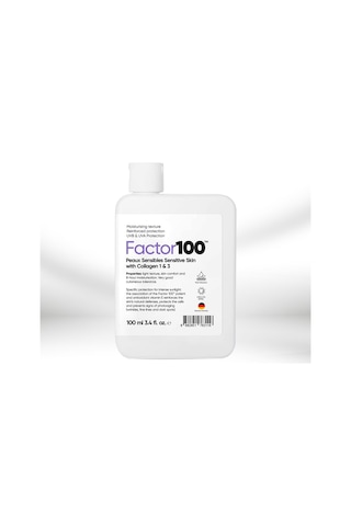 Factor100 Hassas Ciltler İçin Kolajen İçerikli Güneş Kremi SPF50+ 100 ML Factor100 Hassas Ciltler İçin Kolajen İçerikli Güneş Kremi SPF50+ 100 ML