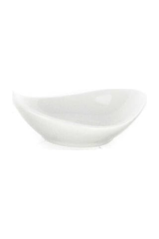 Ultraform Porselen Oval Kase 9x5cm Beyaz
