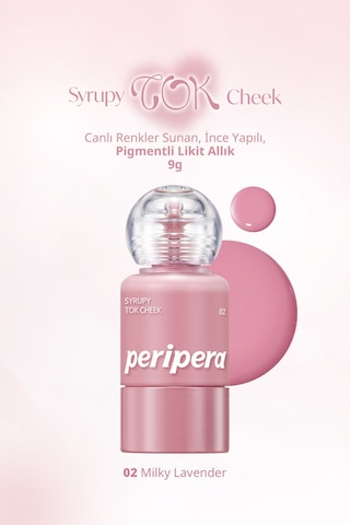 Peripera Syrupy Tok Cheek 02 Milky Lavender
