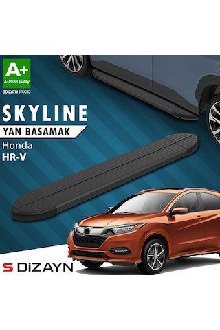 S-dizayn Honda Hr-v 2 Skyline Siyah Yan Basamak 173 Cm 2015-2020 A+ Kalite