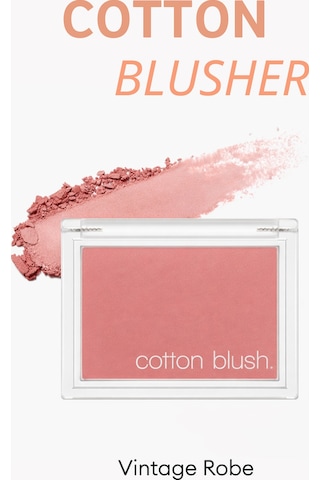 Missha Cotton Blusher Yumuşak Dokulu Kolay Sürülebilen Allık Vintage Robe