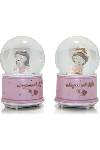 Kar Küresi Işıklı Müzikli 13 Cm No 2 diğer