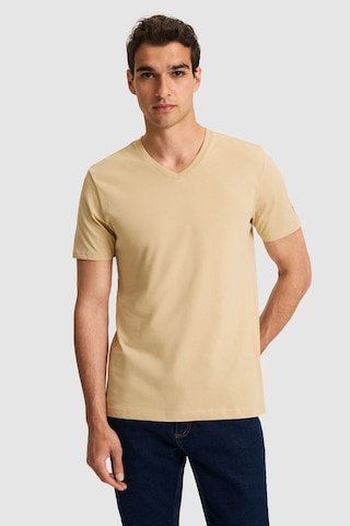 U.s. Polo Assn. Erkek Bej Tişört Basic 50326944-vr011