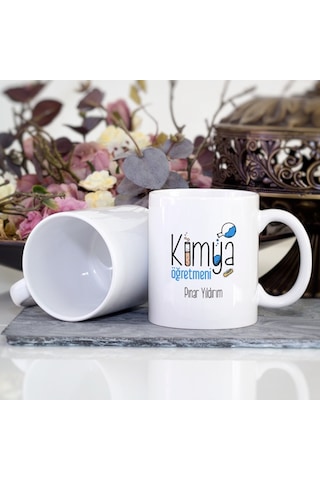 Kişiye Özel Kimya Öğretmeni Kupa Bardak Hb00098a