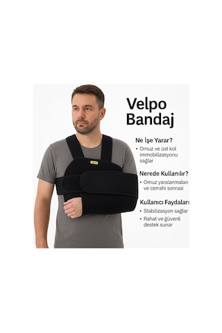 Standart Beden Velpeau Bandajı Omuz Ve Kol Sabitleyici, Ayarlanabilir Kol Askısı