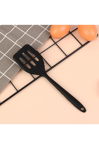 1 Adet Küçük Entegre Silikon Kızartma Küreği Pişirme Biftek Kızartma Küreği Mutfak Kızartma Yumurta Kızarmış Balık Küreği Pişirme Aracı Yeşil