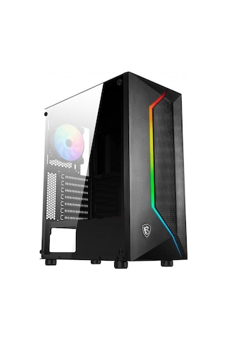 Msi Mag Vampiric 100R Temperli Cam USB 3.2 Atx Mid Tower Oyuncu Bilgisayar Kasası