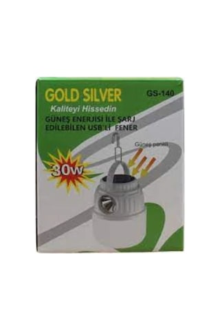 Güneş Enerjili Usb Şarjlı Fener 56052341