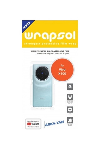 Vivo X100 Mat Arka Ve Yan Koruyucu Poliüretan Film