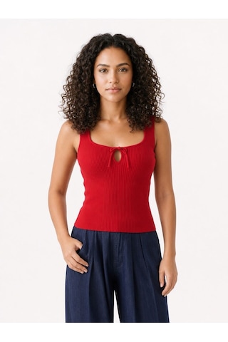 LOFT Slim Fit Kadın Bluz K.kol Lf2042381 Q1.v1 Kırmızı