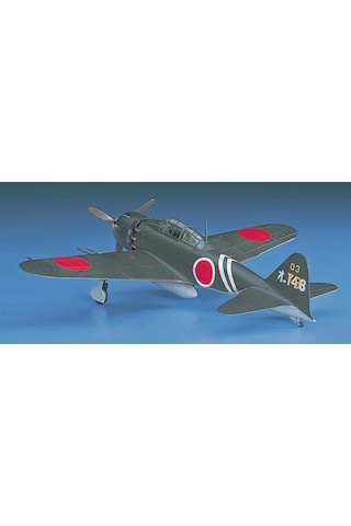 Hasegawa D23 453 1/72 Ölçek, Mitsubishi A6m5c Zero Fighter Zeke Type 52 Hei, Savaş Uçağı Plastik Model Kiti-28687