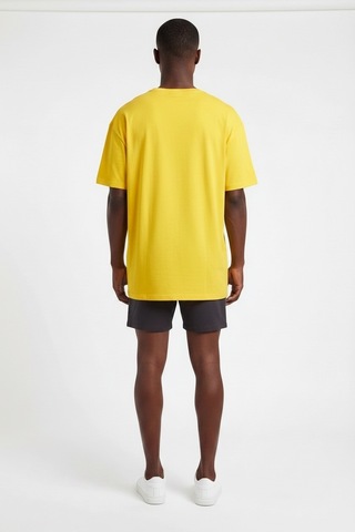 Usa Basketball Lakers 23 Sarı Oversize Erkek T-shirt 141947