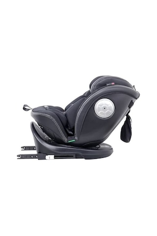 Ultimate 360 Dönebilir Yatabilir 0-36 Kg Deri Oto Koltuğu Isofıx/sıp/latch Siyah