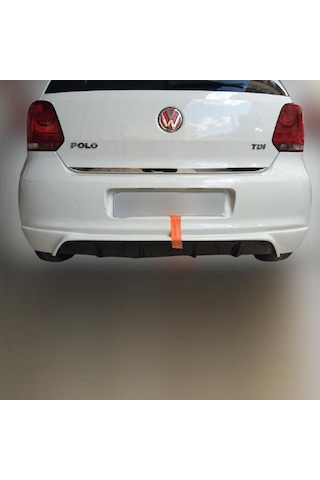 Volkswagen Polo Difüzörlü Arka Tampon Eki 2009-2014 Model Arası