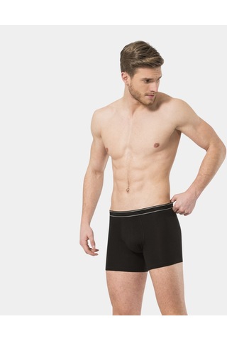 Türen Erkek Likralı Boxer 174/Siyah 001