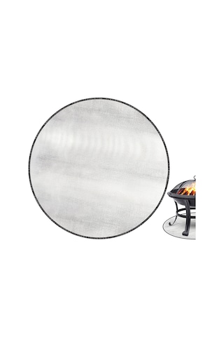 Ximistore9 24 İnç Yangın Önleyici Barbekü Matı - Isıya Dayanıklı Dış Mekan Koruma