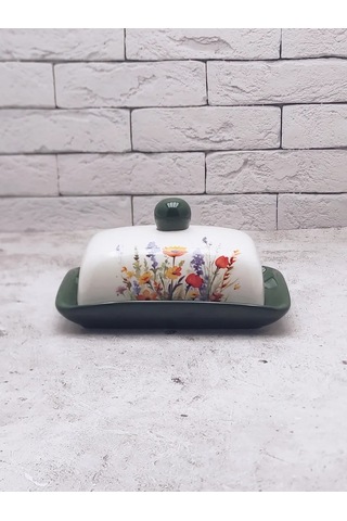 Rosenberg Krem Peynir İçin Kapaklı Seramik Tereyağı Kabı 205333254 Sütlü