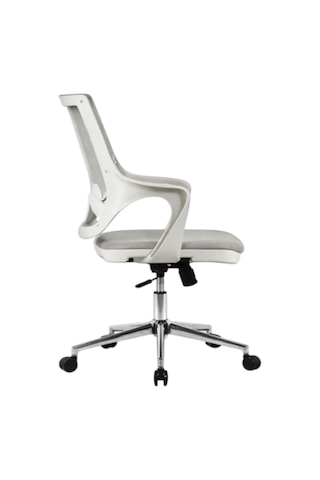 Mix White Çalışma Sandalyesi Ofis Koltuğu Gri