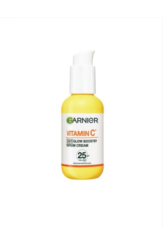 Garnier Vitamin C 2 Etki Bir Arada Aydınlatıcı Nemlendirici Serum Krem SPF25 50 ML