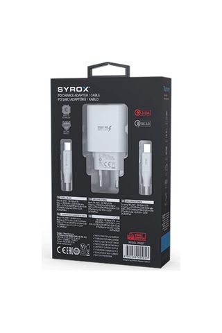 Syrox Supreme 25W Pd Type-C Şarj Cihazı Pd25T