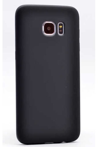 Samsung Galaxy Uyumlu S6 Kılıf Zore Premier Silikon Kapak Siyah