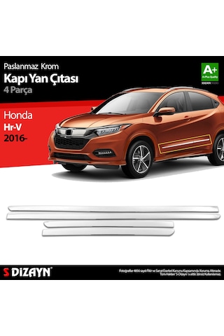 S-dizayn Honda Hr-v Krom Kapı Yan Çıtası 4 Prç 2015-2018