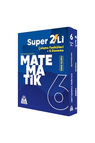 6. Sınıf Süper İkili Matematik Seti Örnek Akademi