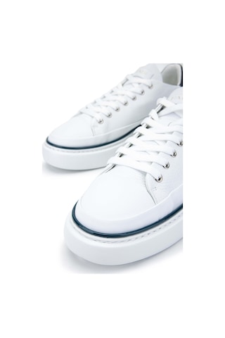 Fabi Erkek Hakiki Deri Beyaz/mavi Sneakers & Spor Ayakkabı 510 Fu0827c Erk Ayk Y24 Bıanco/blu Çok Renkli