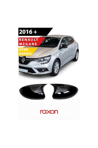 Renault Megane 4 - 2016+ Batman & Yarasa Ayna Kapağı Parlak Piano Black Sport