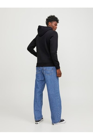 Jack & Jones Jack&jones 12250682 Jjejeff Crop Logo Sweat Siyah