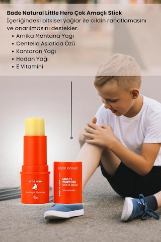 Little Hero Doğal Stick Onarıcı Ve  Çok Amaçlı