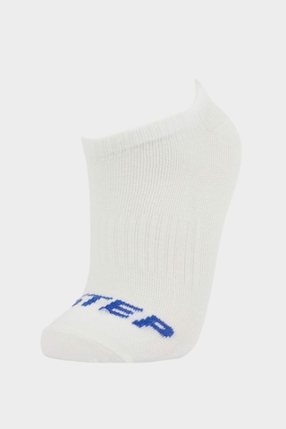 Defacto Erkek Çocuk 3lü Pamuklu Kısa Spor Çorap F4696a8nswt1 Beyaz