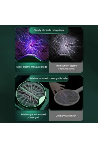 Zyzqstore 1 Adet Elektrikli Sinek Sinek Öldürücü Usb Şarj Edilebilir Lamba